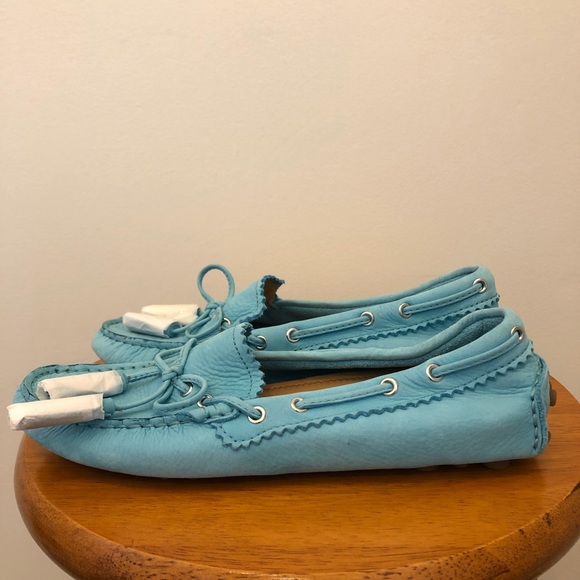 Brand new coach soft blue nubuck loafers, US 5.5 - Picture 2 of 5